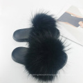 HSTX02-4 high quality raccoon fur slides 2020 new designed slippers for men